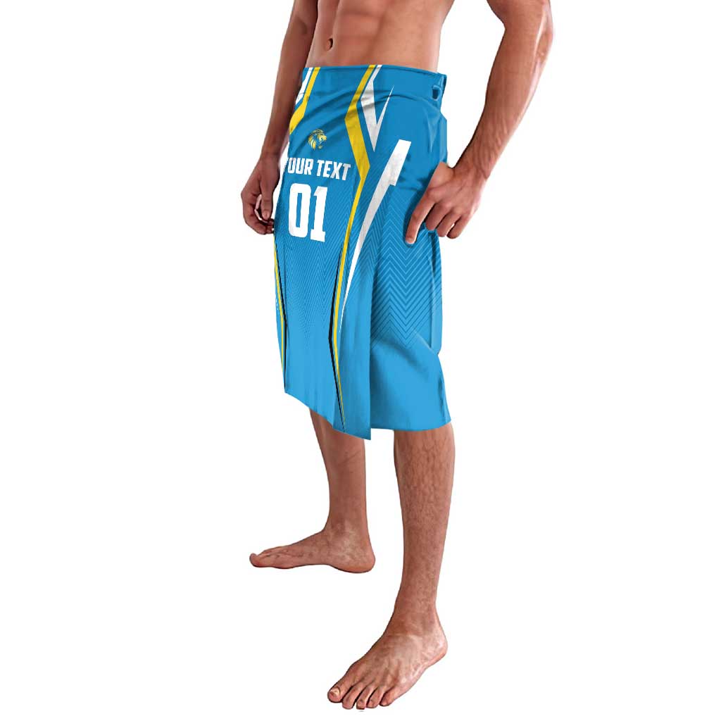 Custom Saint Lucia Cricket Lavalava St Lucia Stars Champions 2024 - Wonder Print Shop