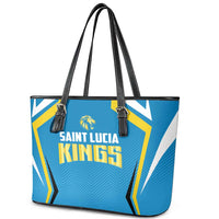 Saint Lucia Cricket Leather Tote Bag St Lucia Stars Champions 2024 - Wonder Print Shop