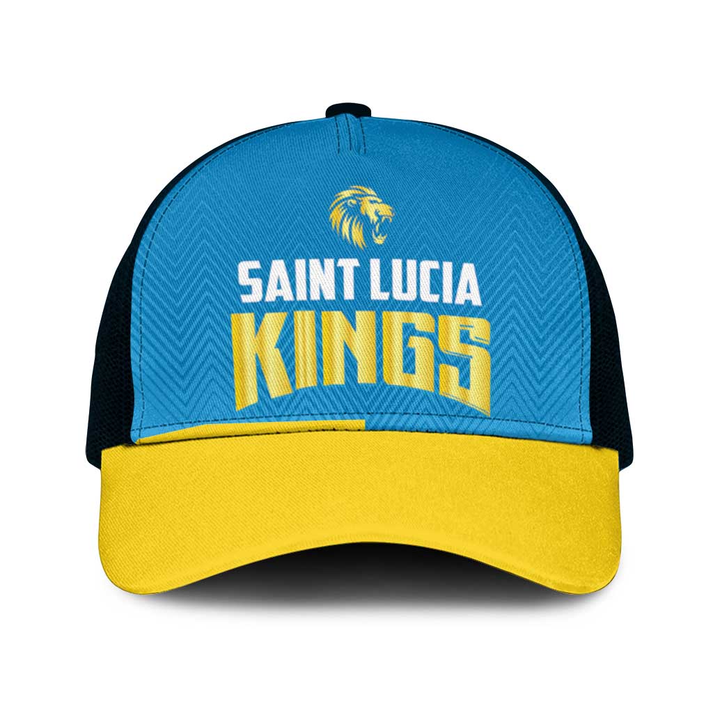 Saint Lucia Cricket Mesh Trucker Cap St Lucia Stars Champions 2024 - Wonder Print Shop
