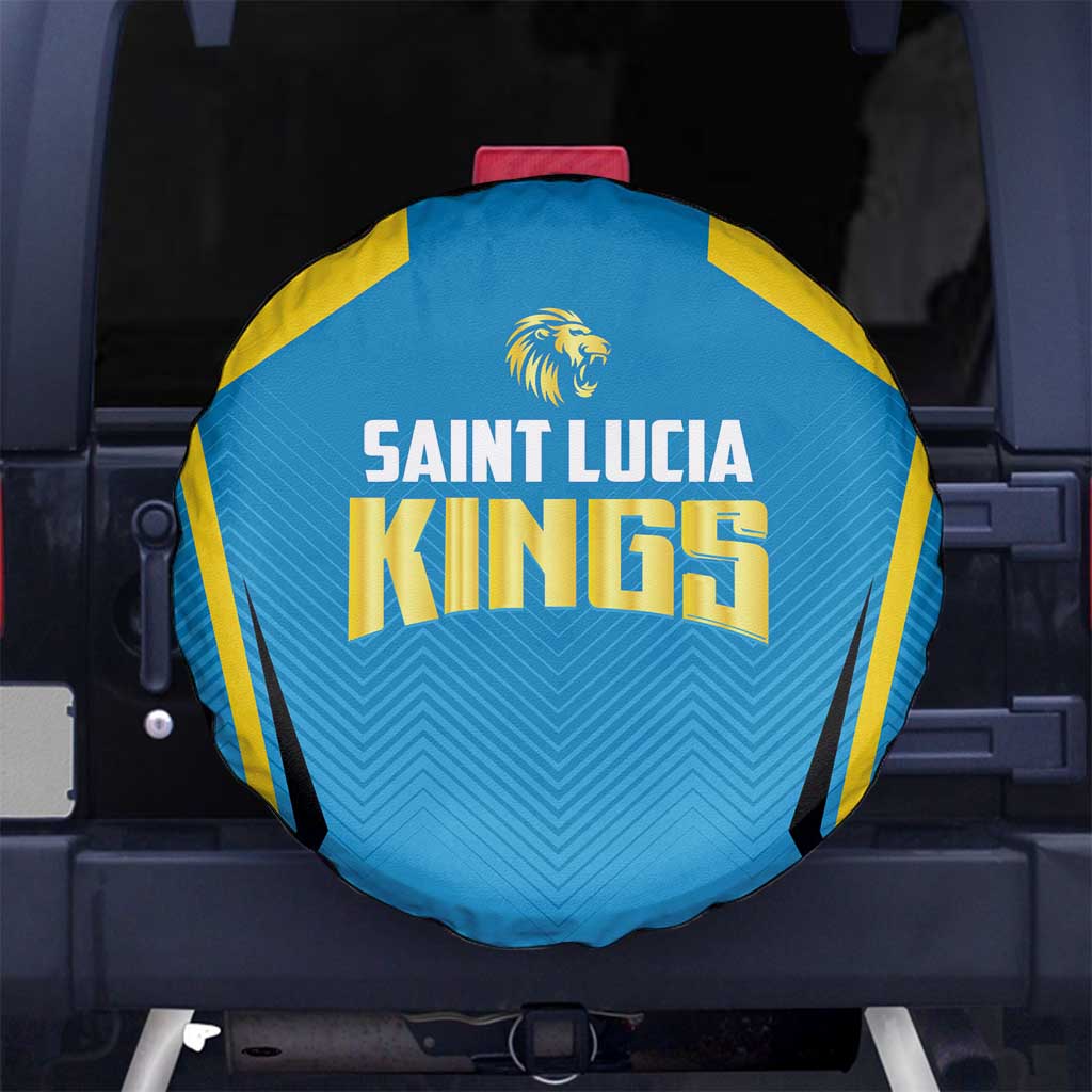 Saint Lucia Cricket Spare Tire Cover St Lucia Stars Champions 2024 - Wonder Print Shop