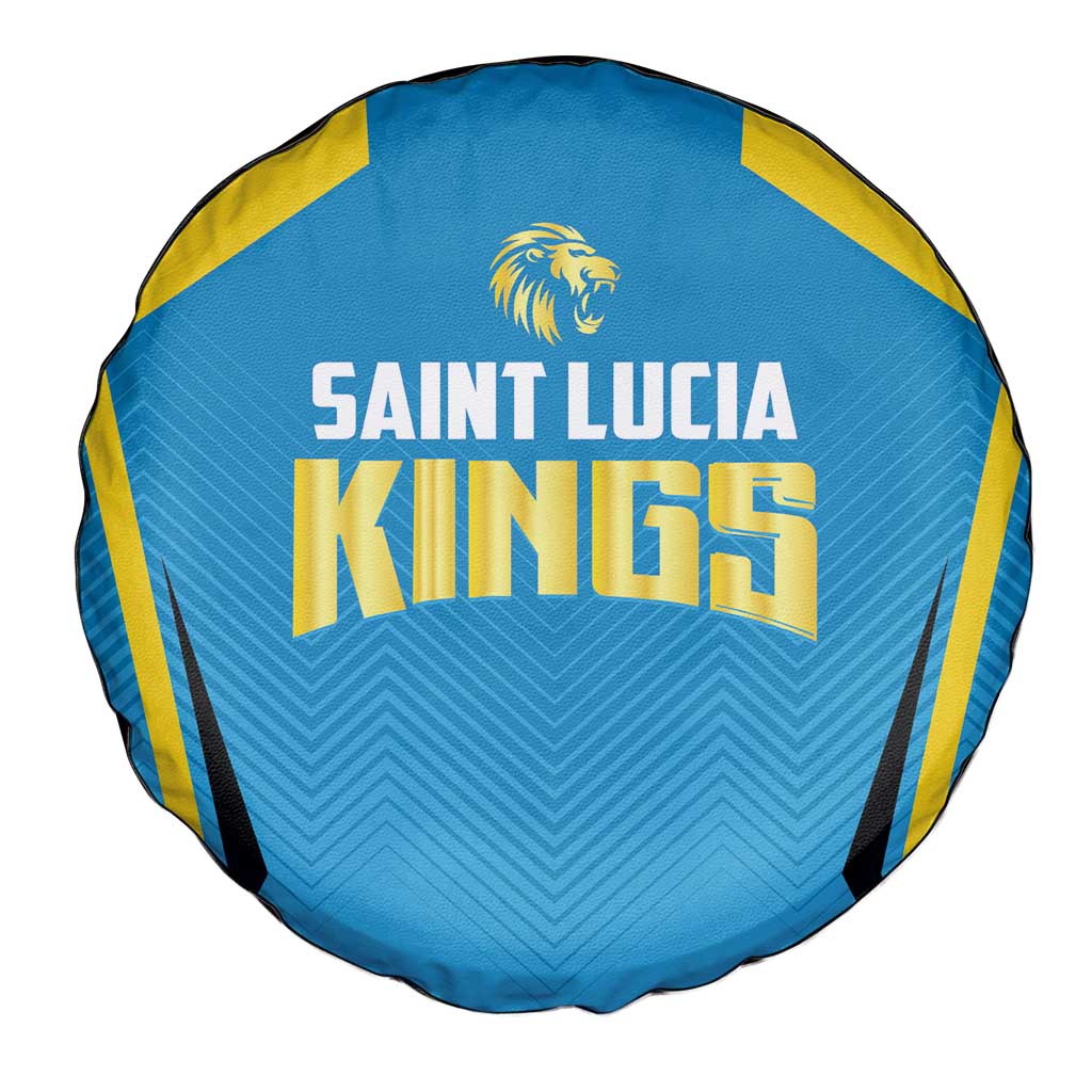 Saint Lucia Cricket Spare Tire Cover St Lucia Stars Champions 2024 - Wonder Print Shop