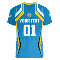 Custom Saint Lucia Cricket Women V-Neck T-Shirt St Lucia Stars Champions 2024 - Wonder Print Shop