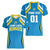 Custom Saint Lucia Cricket Women V-Neck T-Shirt St Lucia Stars Champions 2024 - Wonder Print Shop