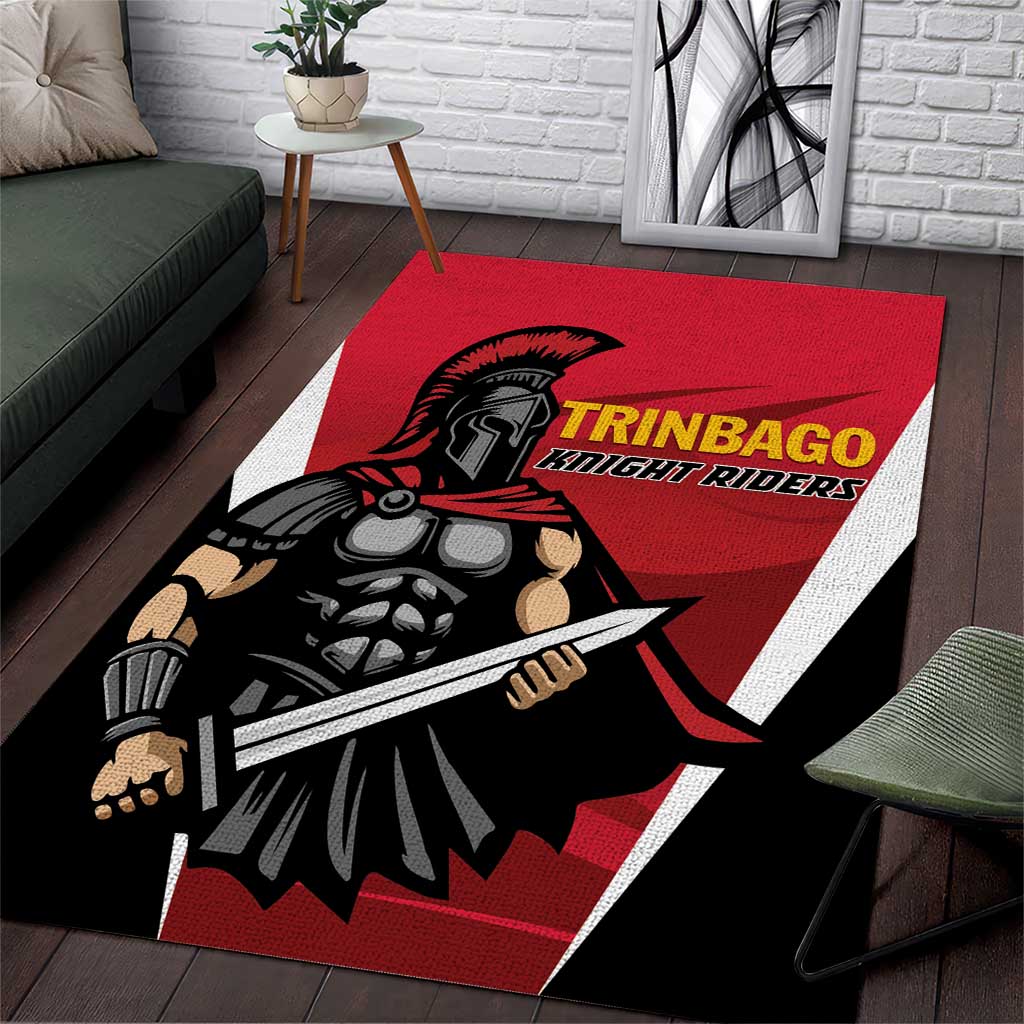 Trinidad and Tobago Cricket Knight Riders Area Rug Trinbago Wave The Red - Wonder Print Shop