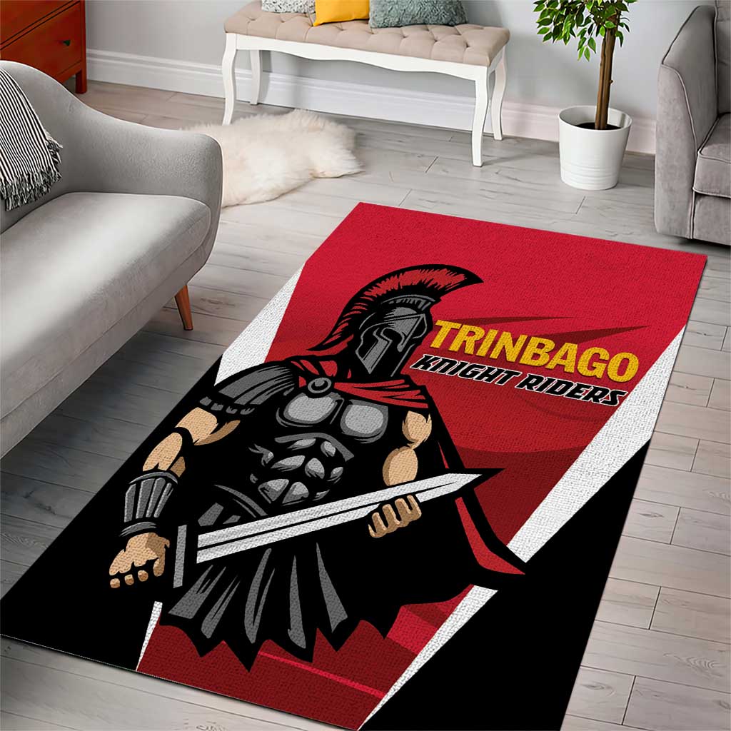 Trinidad and Tobago Cricket Knight Riders Area Rug Trinbago Wave The Red - Wonder Print Shop