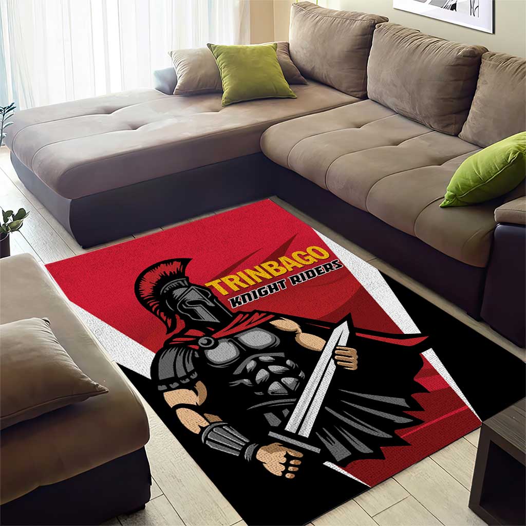 Trinidad and Tobago Cricket Knight Riders Area Rug Trinbago Wave The Red - Wonder Print Shop