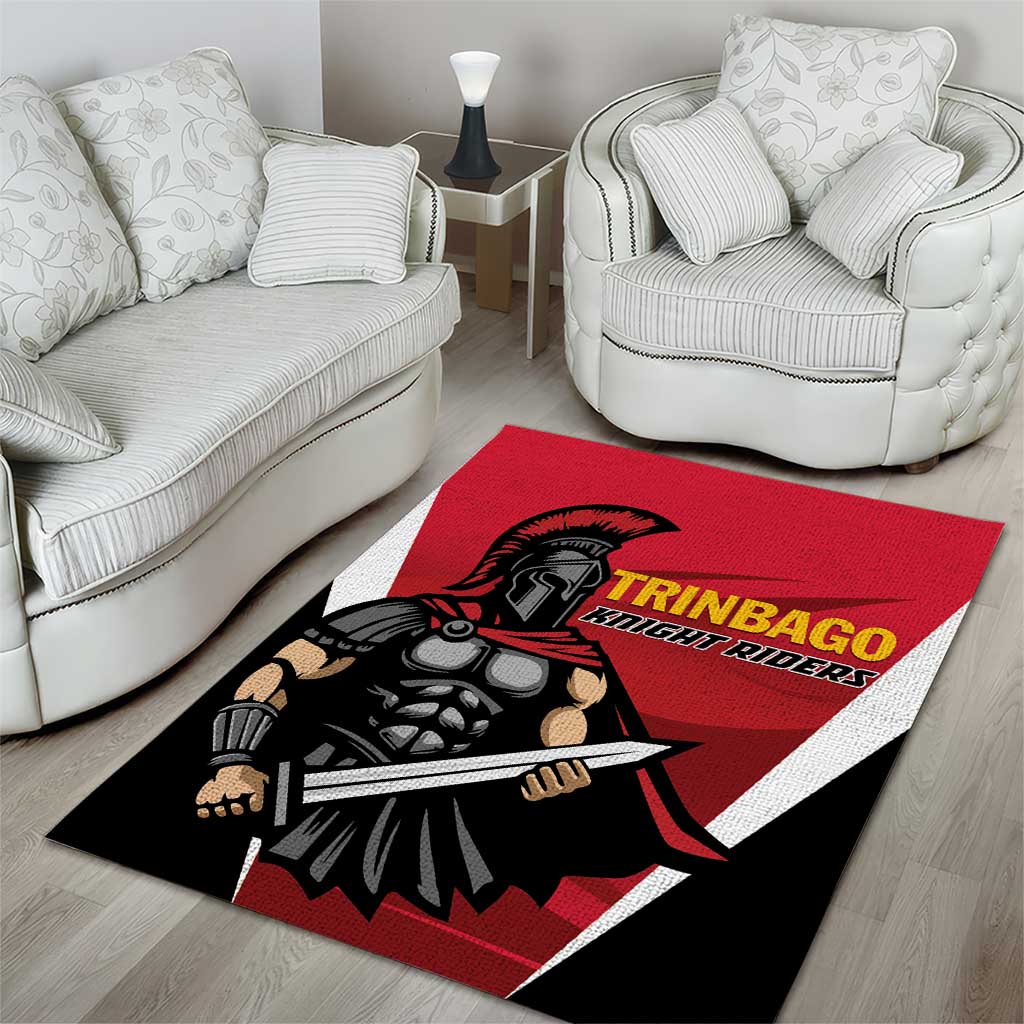 Trinidad and Tobago Cricket Knight Riders Area Rug Trinbago Wave The Red - Wonder Print Shop
