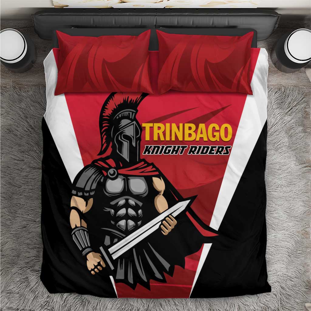 Trinidad and Tobago Cricket Knight Riders Bedding Set Trinbago Wave The Red - Wonder Print Shop