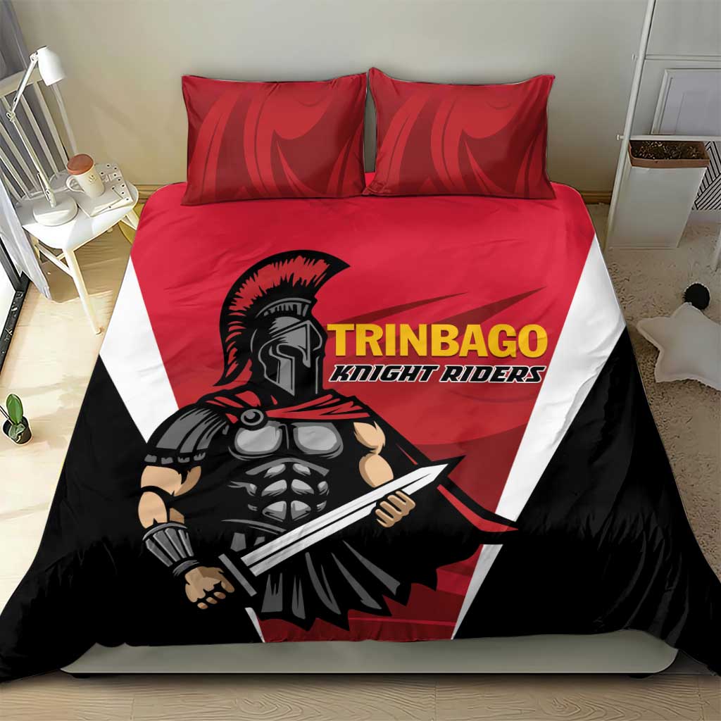 Trinidad and Tobago Cricket Knight Riders Bedding Set Trinbago Wave The Red - Wonder Print Shop