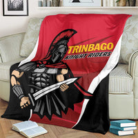 Trinidad and Tobago Cricket Knight Riders Blanket Trinbago Wave The Red
