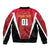 Custom Trinidad and Tobago Cricket Knight Riders Bomber Jacket Trinbago Wave The Red - Wonder Print Shop