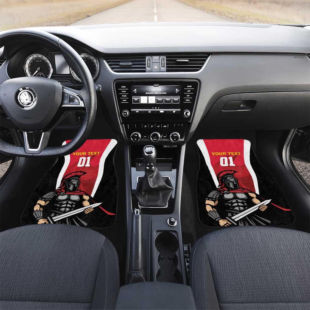 Trinidad and Tobago Cricket Knight Riders Car Mats Trinbago Wave The Red - Wonder Print Shop