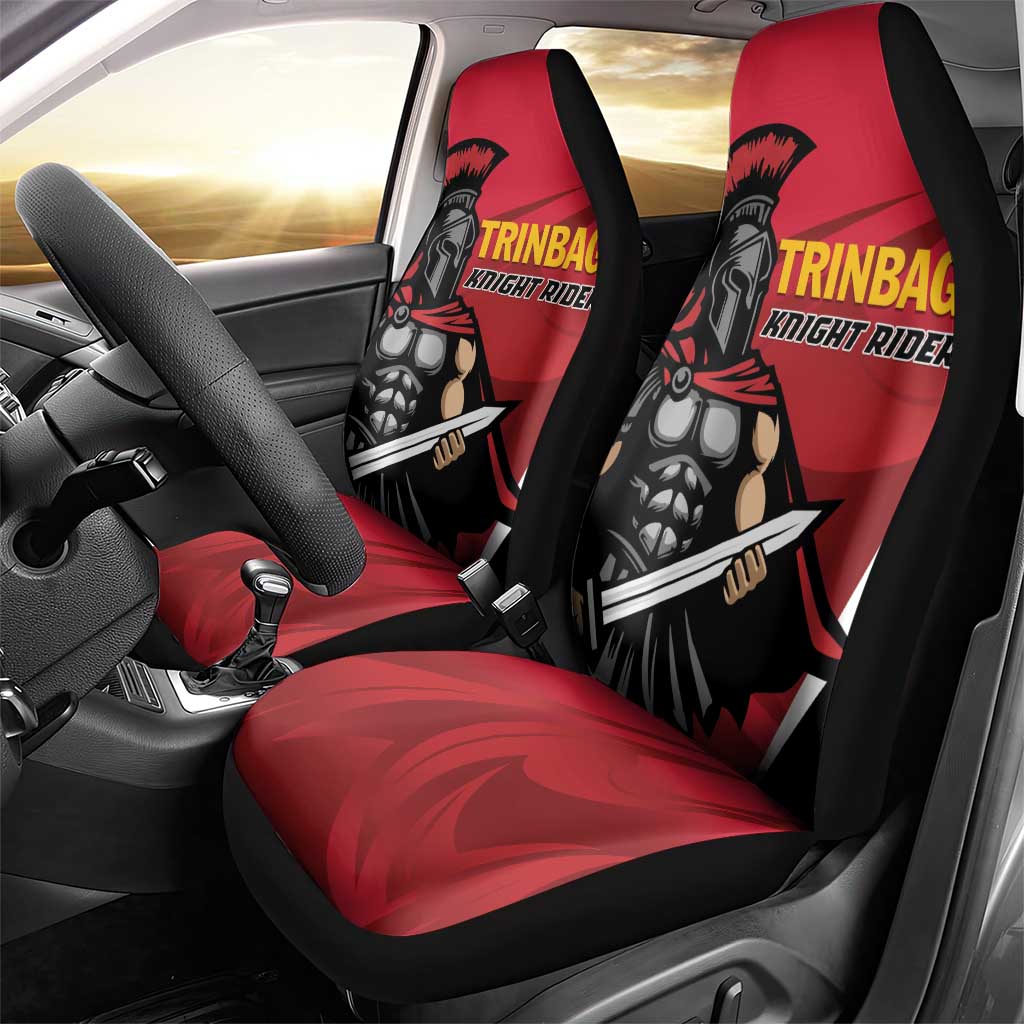 Trinidad and Tobago Cricket Knight Riders Car Seat Cover Trinbago Wave The Red - Wonder Print Shop