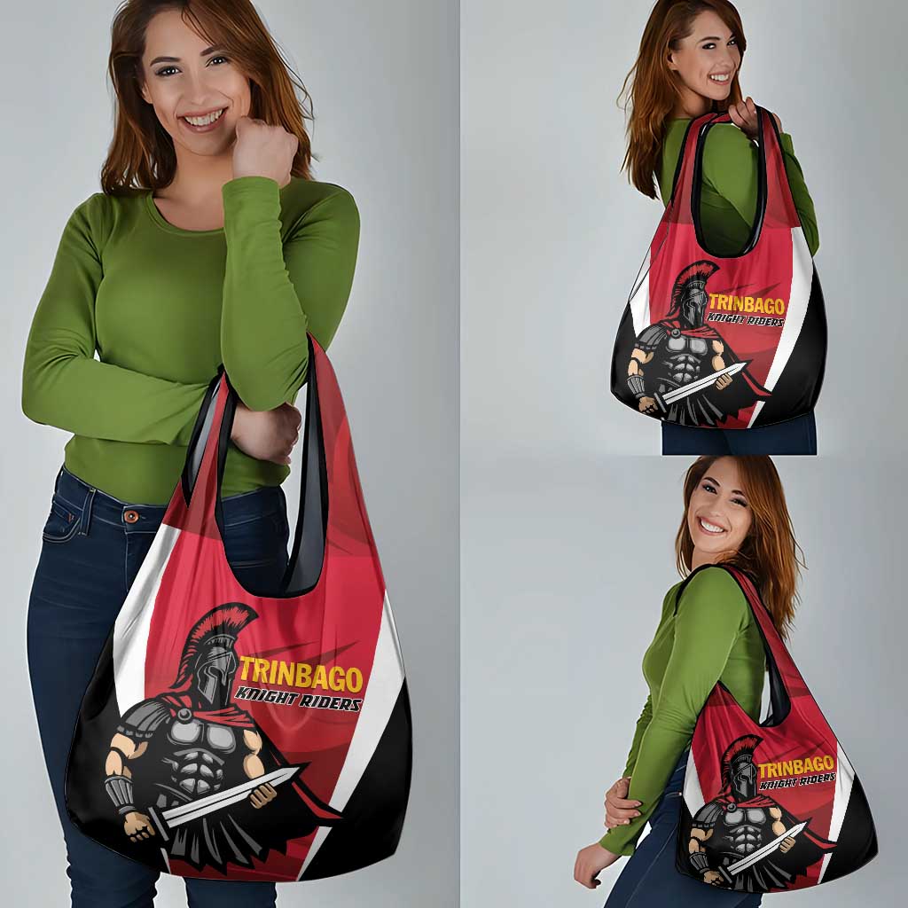 Trinidad and Tobago Cricket Knight Riders Grocery Bag Trinbago Wave The Red