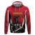 Custom Trinidad and Tobago Cricket Knight Riders Hoodie Trinbago Wave The Red - Wonder Print Shop