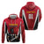 Custom Trinidad and Tobago Cricket Knight Riders Hoodie Trinbago Wave The Red - Wonder Print Shop