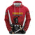 Custom Trinidad and Tobago Cricket Knight Riders Hoodie Trinbago Wave The Red - Wonder Print Shop