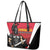 Trinidad and Tobago Cricket Knight Riders Leather Tote Bag Trinbago Wave The Red - Wonder Print Shop
