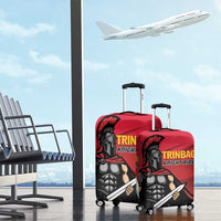 Trinidad and Tobago Cricket Knight Riders Luggage Cover Trinbago Wave The Red - Wonder Print Shop