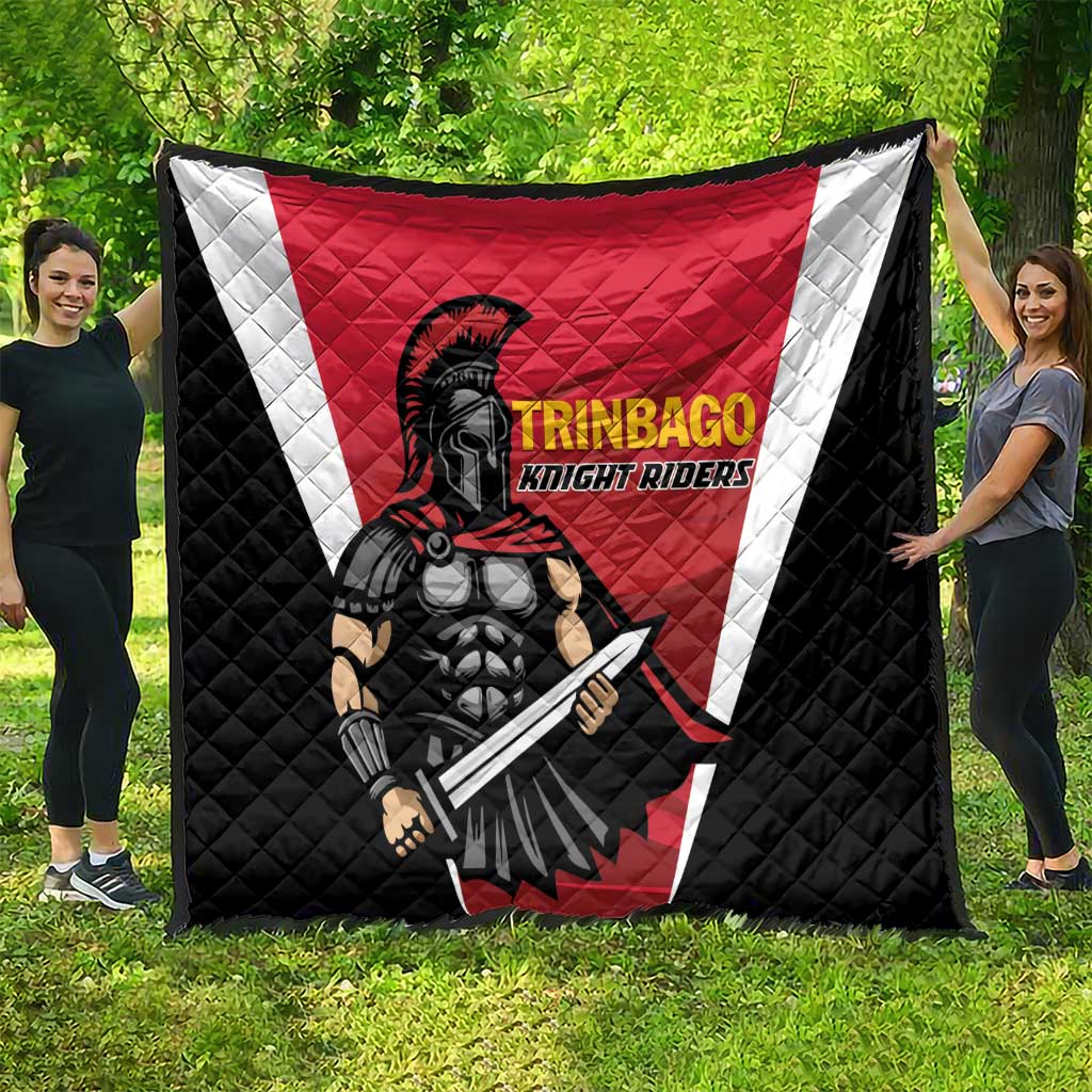 Trinidad and Tobago Cricket Knight Riders Quilt Trinbago Wave The Red - Wonder Print Shop