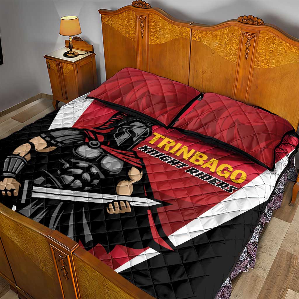 Trinidad and Tobago Cricket Knight Riders Quilt Bed Set Trinbago Wave The Red - Wonder Print Shop