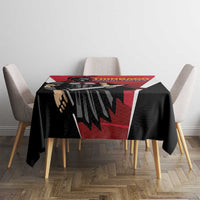 Trinidad and Tobago Cricket Knight Riders Tablecloth Trinbago Wave The Red - Wonder Print Shop
