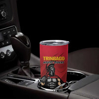 Custom Trinidad and Tobago Cricket Knight Riders Tumbler Cup Trinbago Wave The Red - Wonder Print Shop