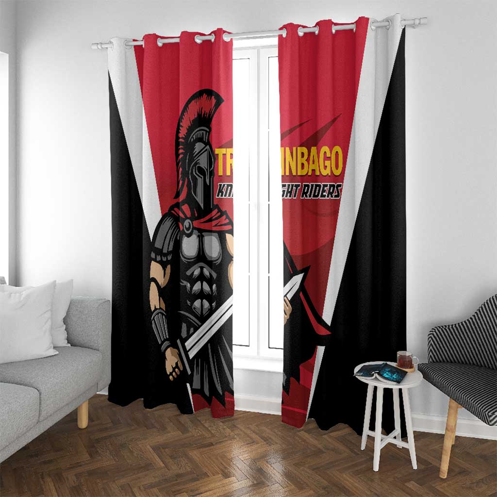 Trinidad and Tobago Cricket Knight Riders Window Curtain Trinbago Wave The Red - Wonder Print Shop