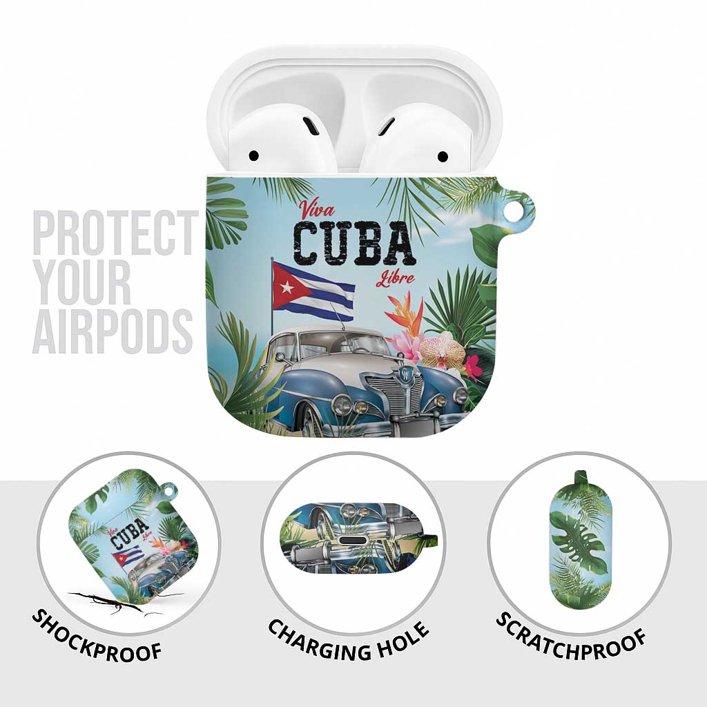 Viva Cuba Libre AirPods Case Libre Car Tropical Style - Wonder Print Shop