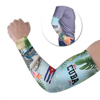 Personalized Viva Cuba Libre Arm Sleeves Libre Car Tropical Style - Wonder Print Shop