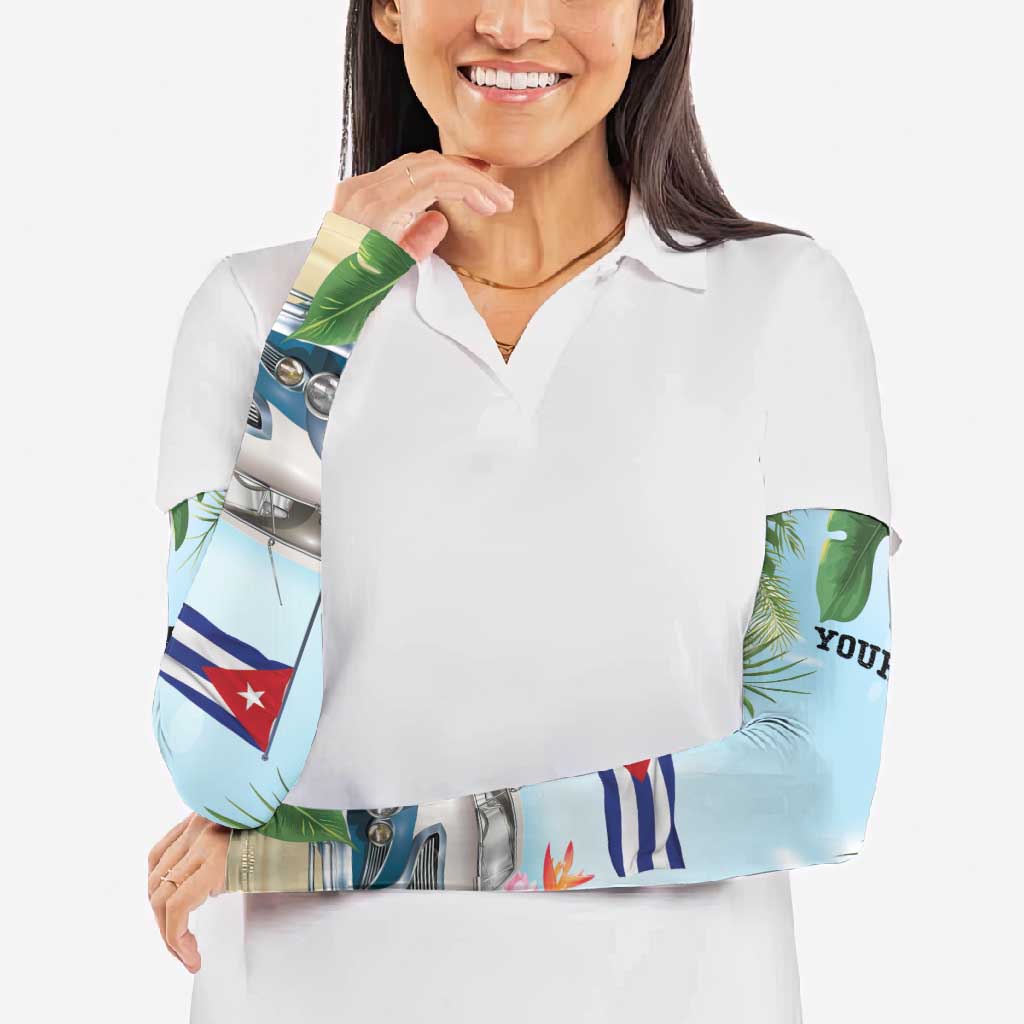Personalized Viva Cuba Libre Arm Sleeves Libre Car Tropical Style - Wonder Print Shop