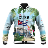 Personalized Viva Cuba Libre Baseball Jacket Libre Car Tropical Style - Wonder Print Shop