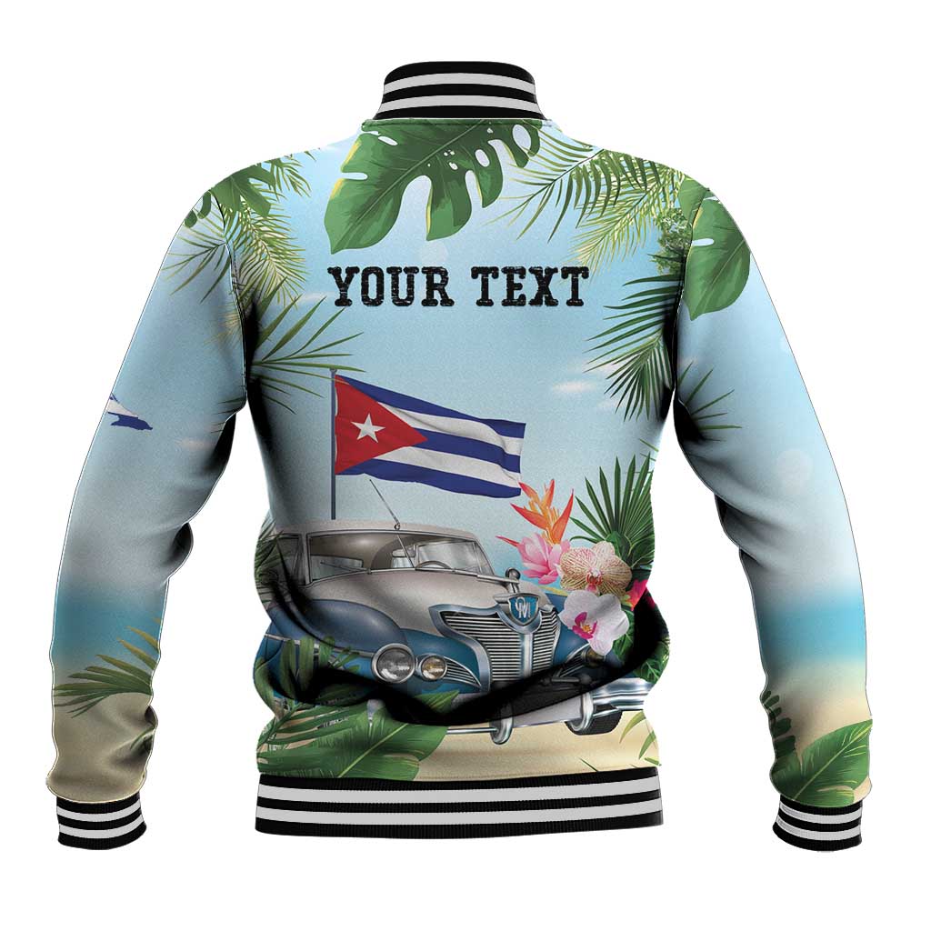 Personalized Viva Cuba Libre Baseball Jacket Libre Car Tropical Style - Wonder Print Shop