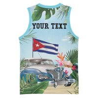 Personalized Viva Cuba Libre Basketball Jersey Libre Car Tropical Style - Wonder Print Shop