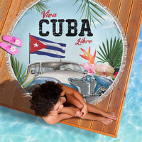 Viva Cuba Libre Beach Blanket Libre Car Tropical Style - Wonder Print Shop