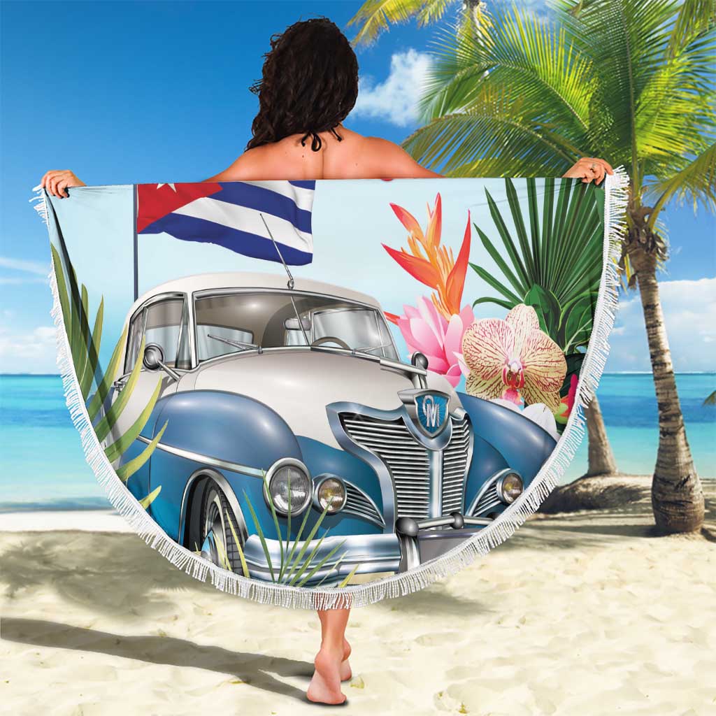 Viva Cuba Libre Beach Blanket Libre Car Tropical Style - Wonder Print Shop