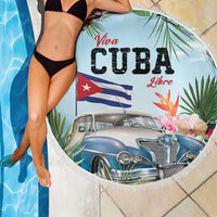 Viva Cuba Libre Beach Blanket Libre Car Tropical Style - Wonder Print Shop