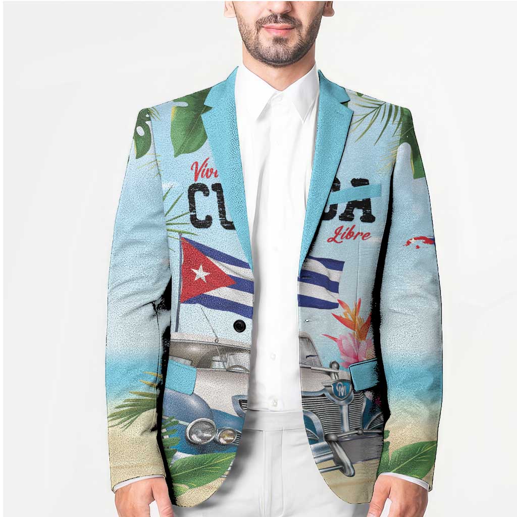 Personalized Viva Cuba Libre Blazer Libre Car Tropical Style - Wonder Print Shop