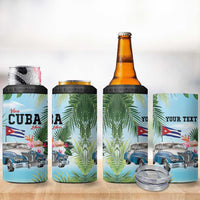 Personalized Viva Cuba Libre 4 in 1 Can Cooler Tumbler Libre Car Tropical Style - Wonder Print Shop