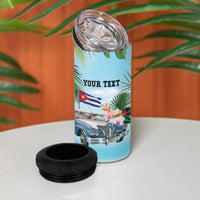 Personalized Viva Cuba Libre 4 in 1 Can Cooler Tumbler Libre Car Tropical Style - Wonder Print Shop