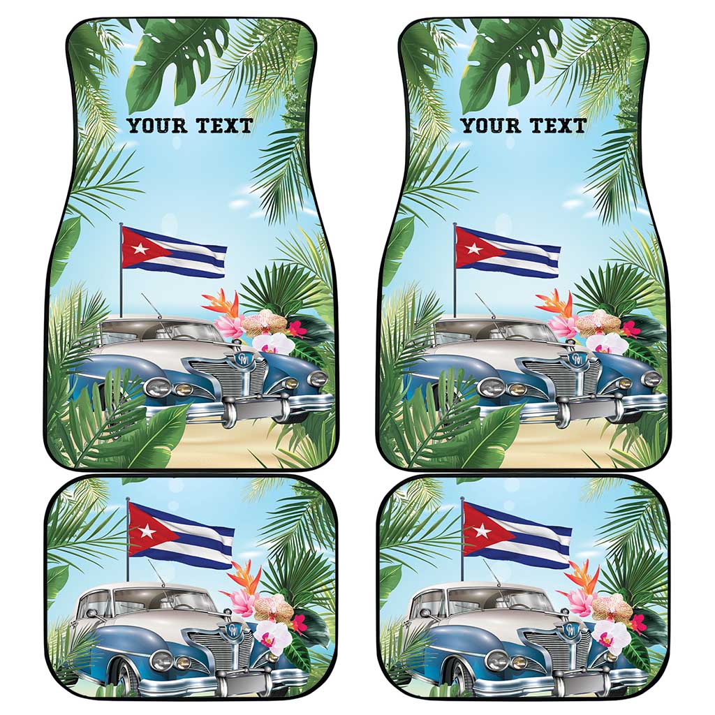 Personalized Viva Cuba Libre Car Mats Libre Car Tropical Style - Wonder Print Shop