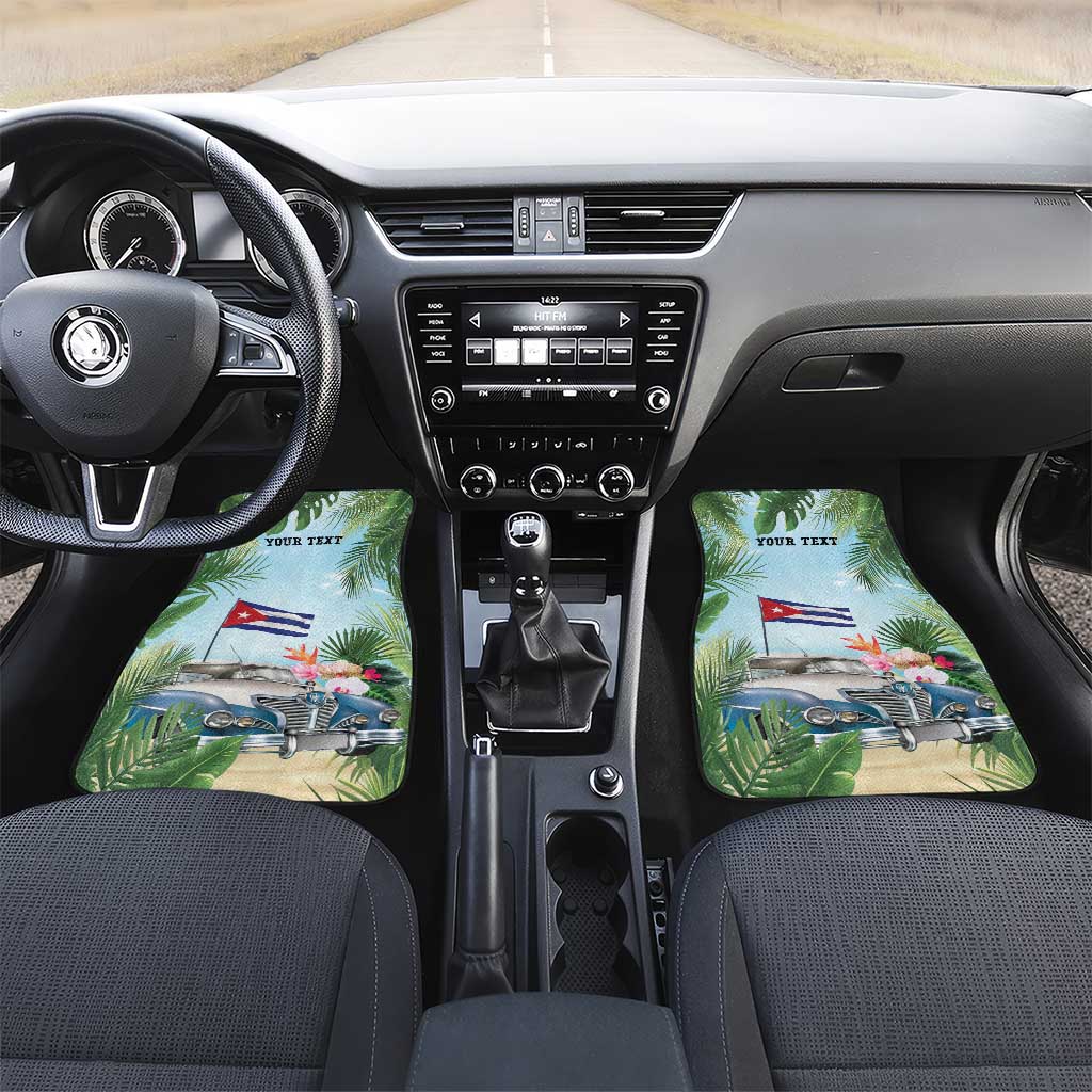 Personalized Viva Cuba Libre Car Mats Libre Car Tropical Style - Wonder Print Shop