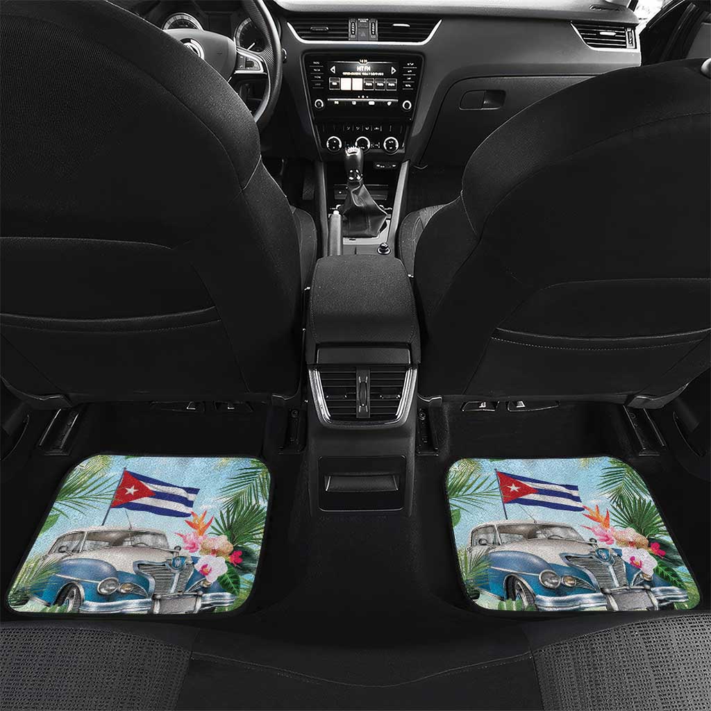 Personalized Viva Cuba Libre Car Mats Libre Car Tropical Style - Wonder Print Shop