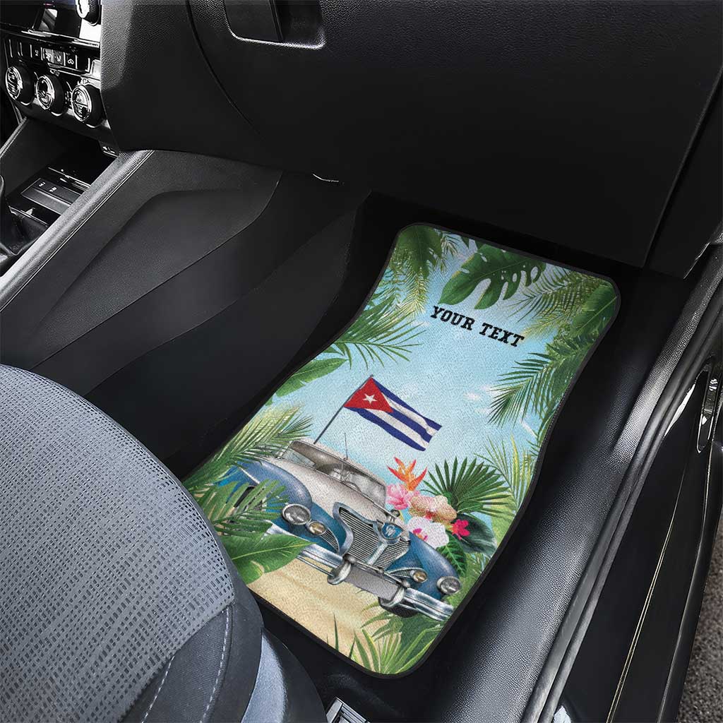 Personalized Viva Cuba Libre Car Mats Libre Car Tropical Style - Wonder Print Shop