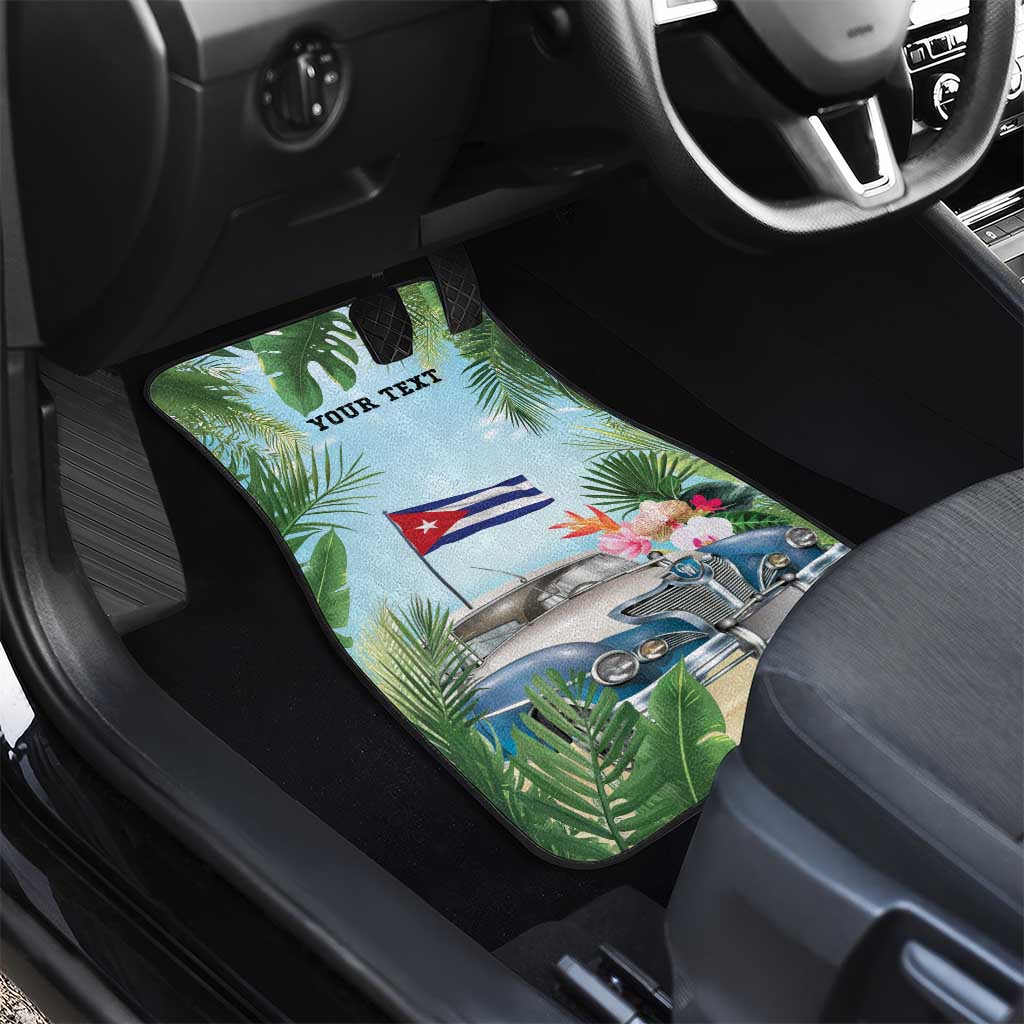 Personalized Viva Cuba Libre Car Mats Libre Car Tropical Style - Wonder Print Shop