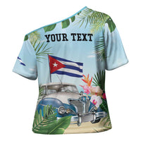 Personalized Viva Cuba Libre Cross Shoulder Shirt Libre Car Tropical Style - Wonder Print Shop