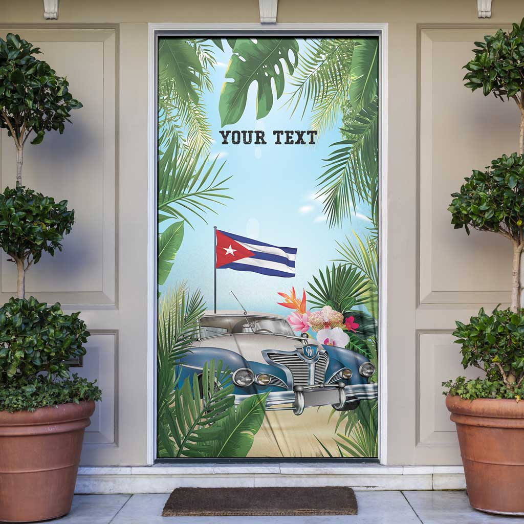 Personalized Viva Cuba Libre Door Cover Libre Car Tropical Style - Wonder Print Shop