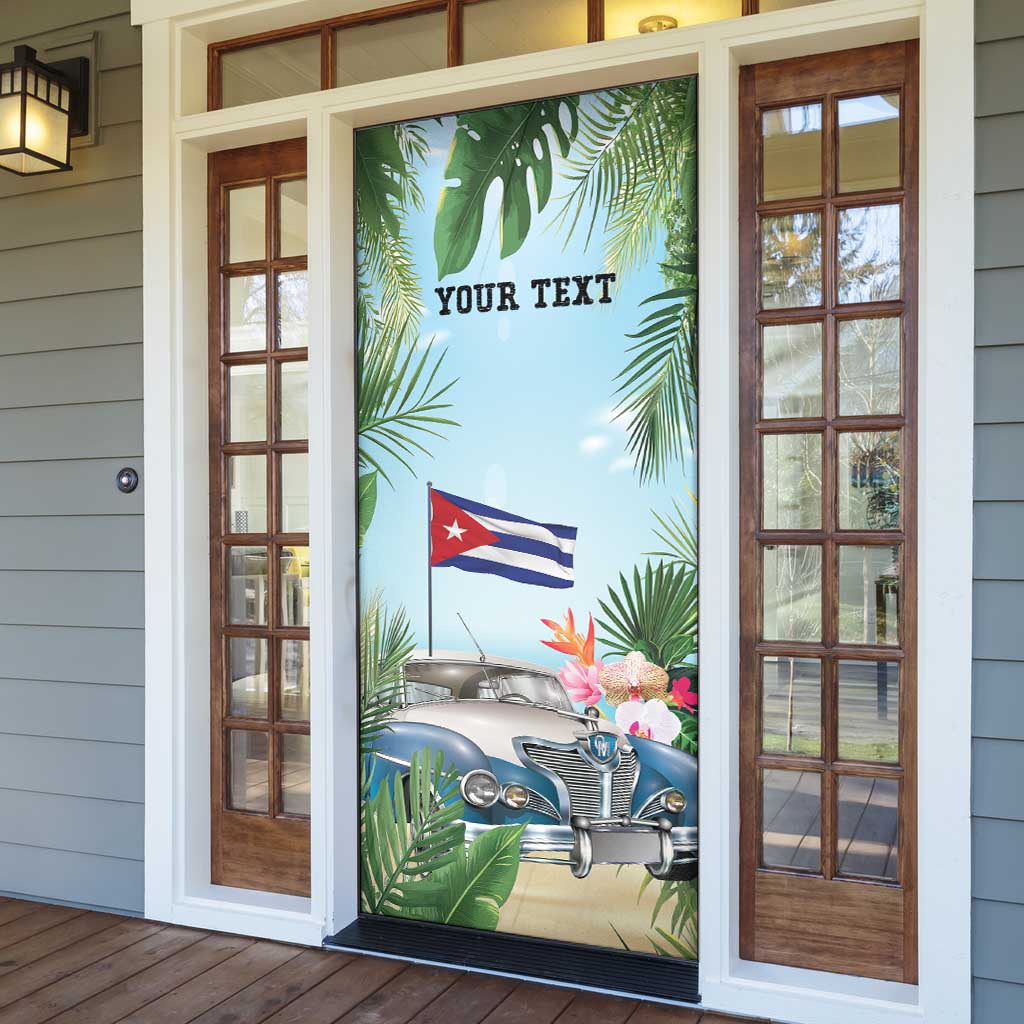 Personalized Viva Cuba Libre Door Cover Libre Car Tropical Style - Wonder Print Shop