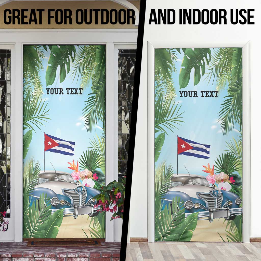Personalized Viva Cuba Libre Door Cover Libre Car Tropical Style - Wonder Print Shop