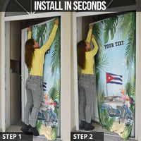 Personalized Viva Cuba Libre Door Cover Libre Car Tropical Style - Wonder Print Shop